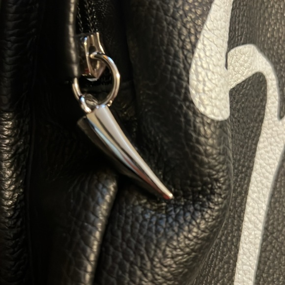 Giuseppe Zanotti design Brand New Black Leather backpack. NWT $1400 - Picture 2 of 13